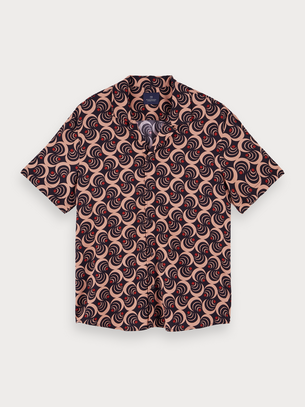 Scotch&Soda-Swirl Lightweight Printed Shirt
