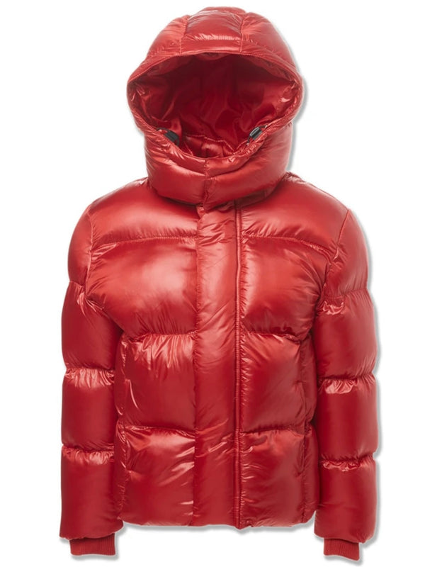 Jordan Craig Puffer Hooded Red Kids Jacket