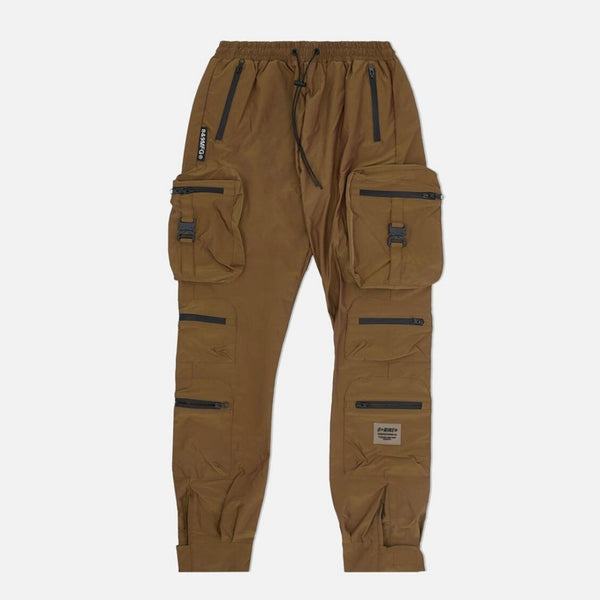 Eight & Nine Combat Nylon Iridescent Honey Joggers