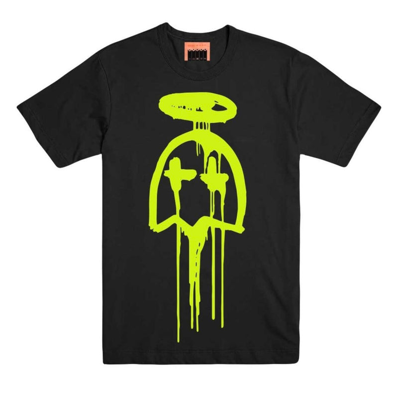 BWOOD Drip Ghost Creamsicle Black Tee