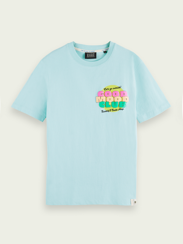 Scotch&Soda Graphic Tee In Seafoam (165926)