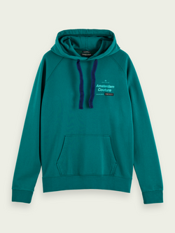 Scotch & Soda-Cotton Hoodie (Glacier Green)