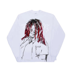 Revenge X Trippie Redd White Lightning L/S Tee