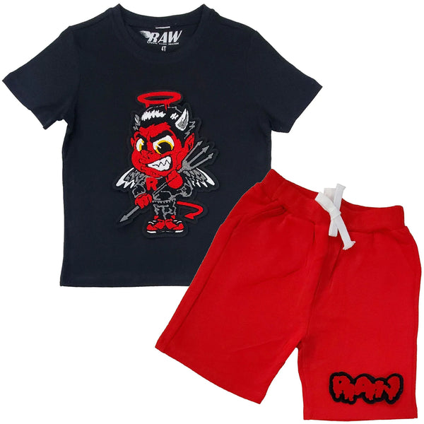 Kids Raw Baby Devil Short Set