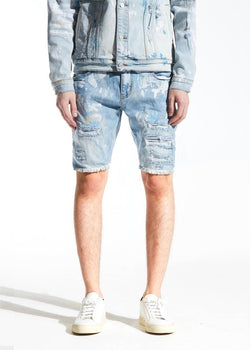 Embellish-Hasting Rip & Repair Shorts (112)
