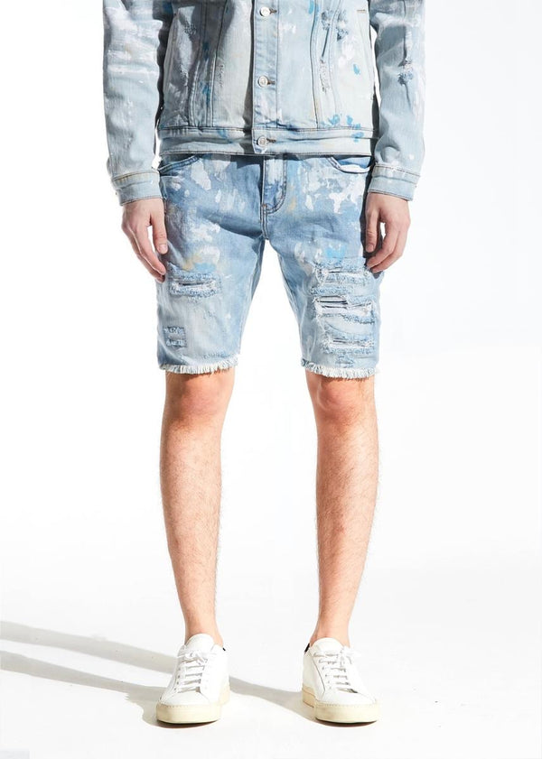 Embellish-Hasting Rip & Repair Shorts (112)
