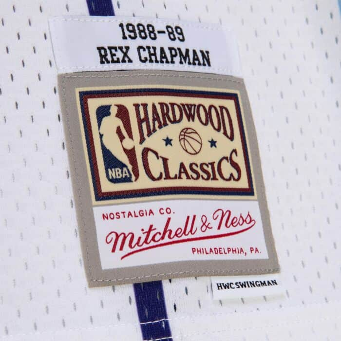 Mitchell&Ness Charlotte Hornets White Jersey (Rex Chapman)