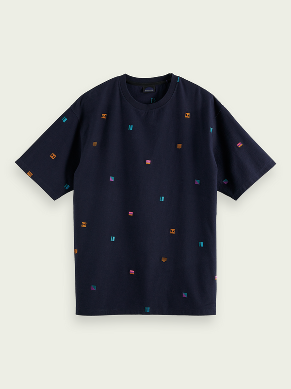 Scotch&Soda Embroidered Tee (Midnight)