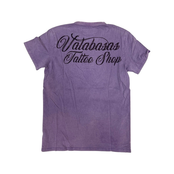 Valabasas “Snake Tat” Vintage Purple Tee