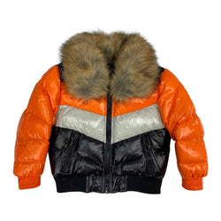 Jordan Craig Kids Puffer Total Orange Jacket