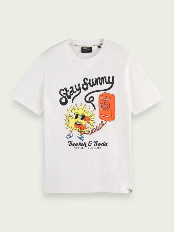 Scotch&Soda Graphic Tee In White (165926)