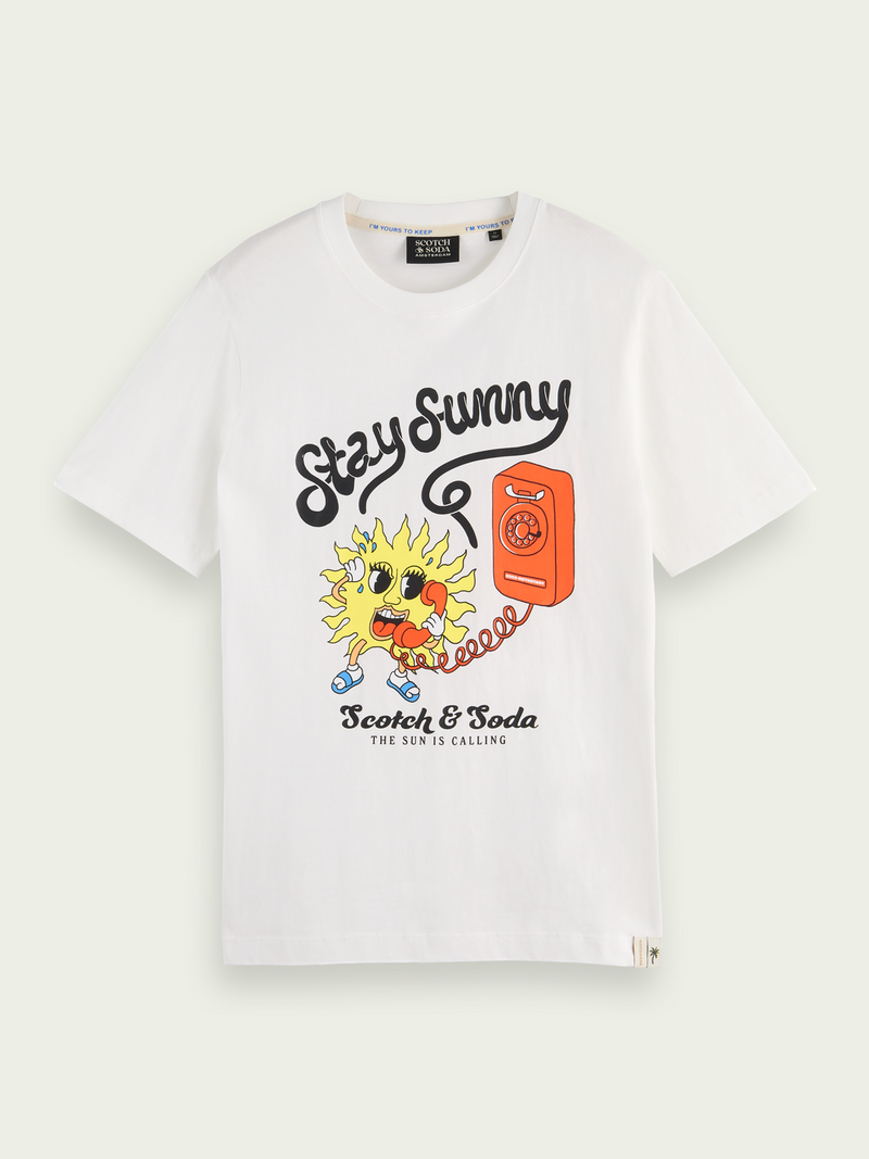 Scotch&Soda Graphic Tee In White (165926)