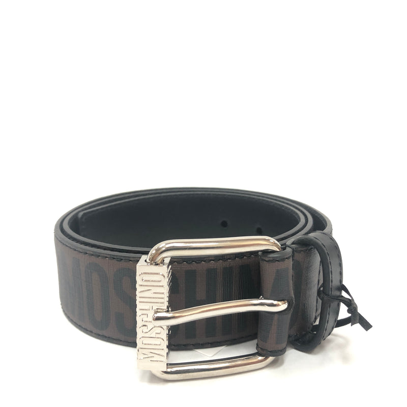 Moschino Couture Jacquard Logo Belt