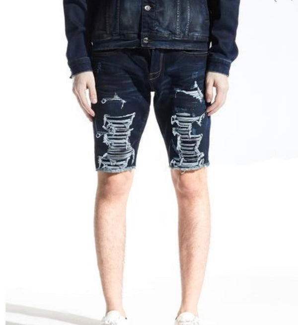 Embellish-Bryce Rip And Repair Shorts (101)