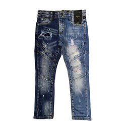 Kleep Kid’s Two Tone Blue Jeans