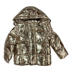 Jordan Craig Puffer Hooded Gold Kids Jacket