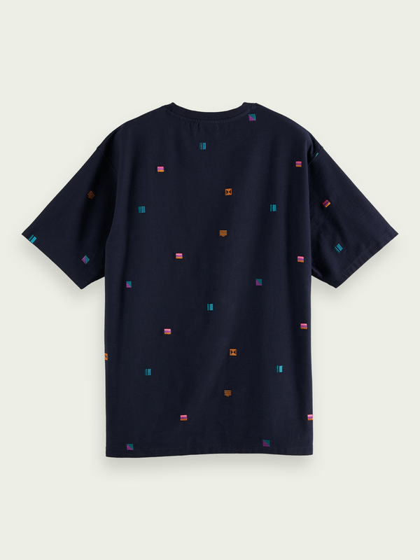 Scotch&Soda Embroidered Tee (Midnight)