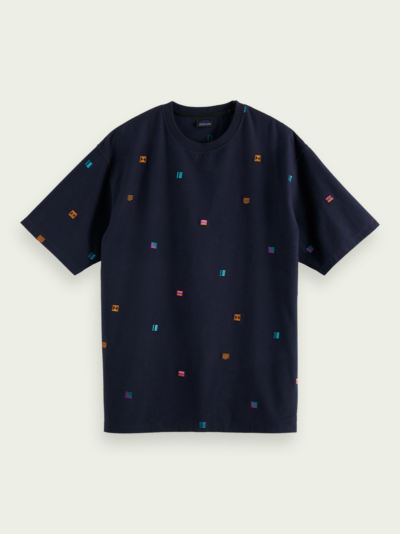 Scotch&Soda Embroidered Tee (Midnight)
