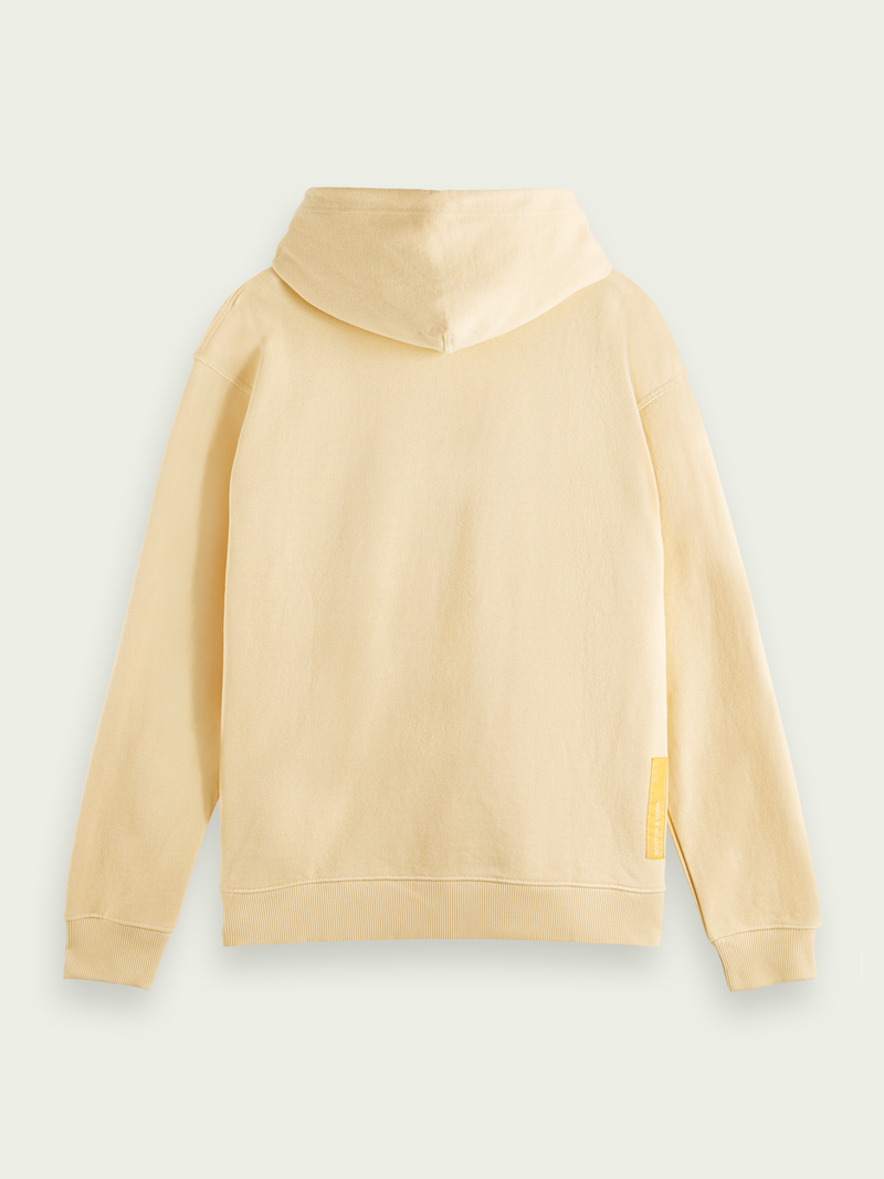 Scotch&Soda Cotton Felpa Hoodie (Flax)