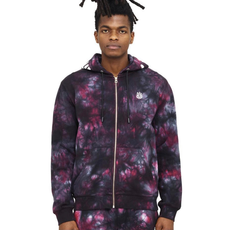 Cult Novelty Tie Dye Zip Hoodie