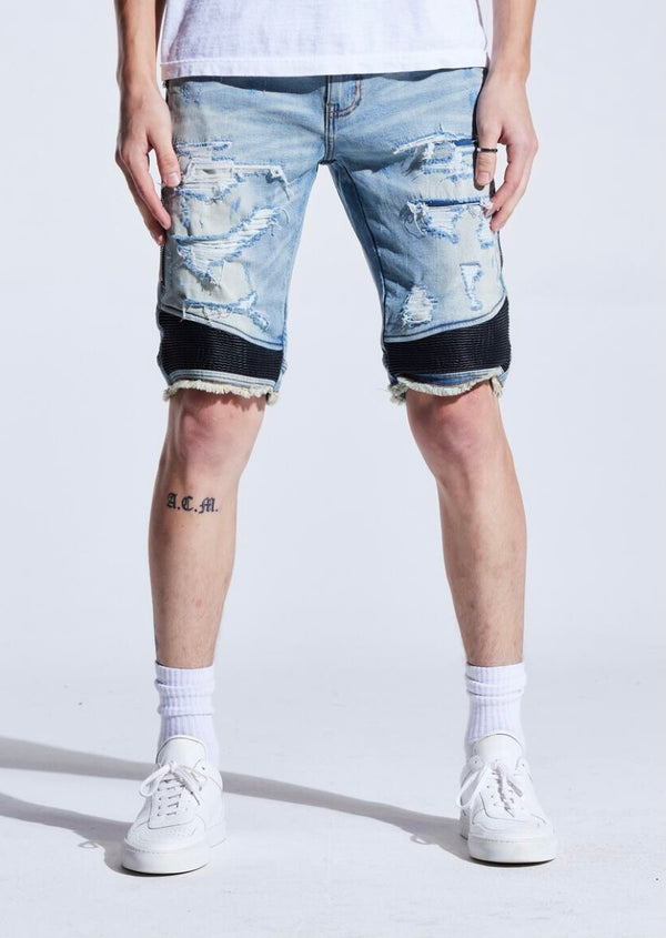 Embellish NYC Sunny Biker Light Blue Shorts (105)