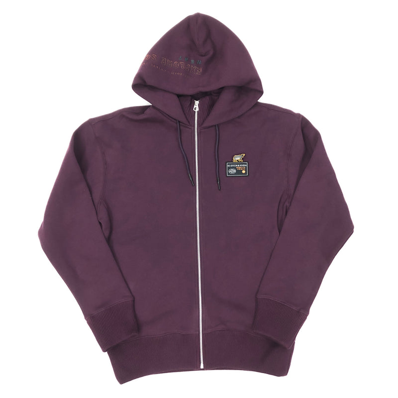 Scotch & Soda-Badge Hoodie (Purple)