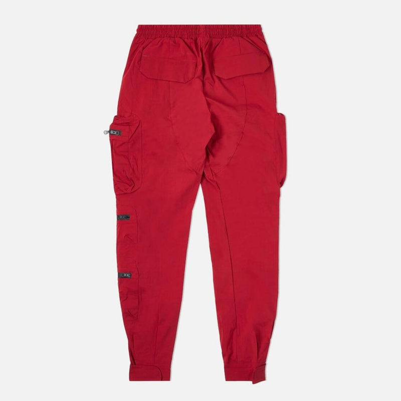 Eight & Nine Combat Nylon Red Joggers