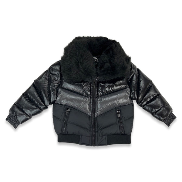 Jordan Craig Kids Puffer Triple Black Jacket (91587)