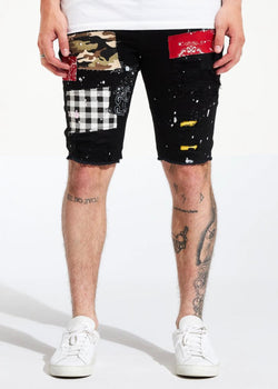 Embellish NYC Patchwork Shorts (134)