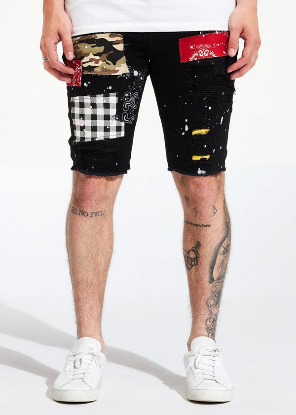 Embellish NYC Patchwork Shorts (134)