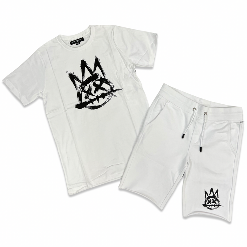 Cult White Shimuchan Logo Short Set