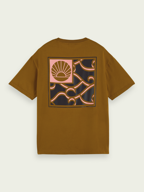 Scotch&Soda Nutmeg Graphic Cotton Tee