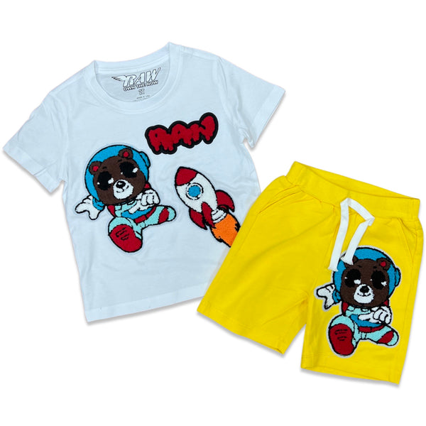 Kids Raw Astronaut Short Set