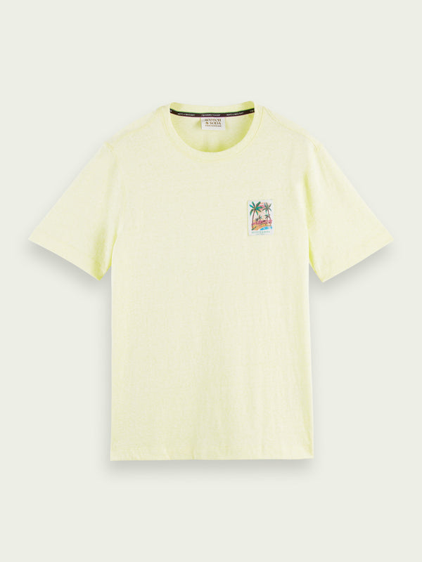 Scotch&Soda Melange Tee In Lemonade (166653)