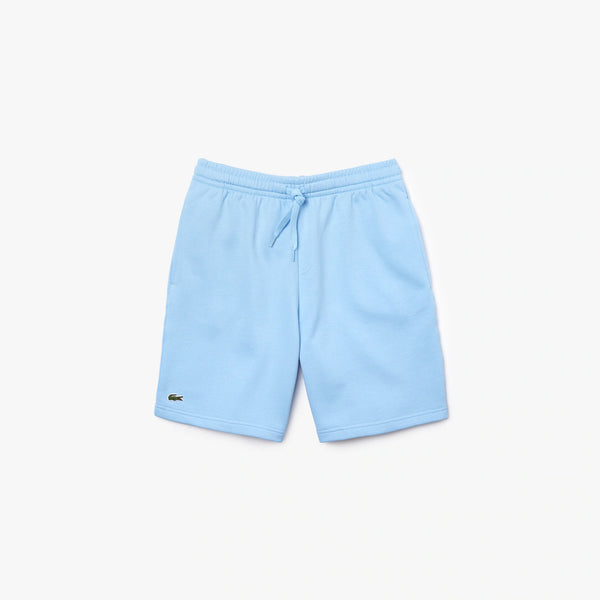 Lacoste Fleece Shorts In Baby Blue