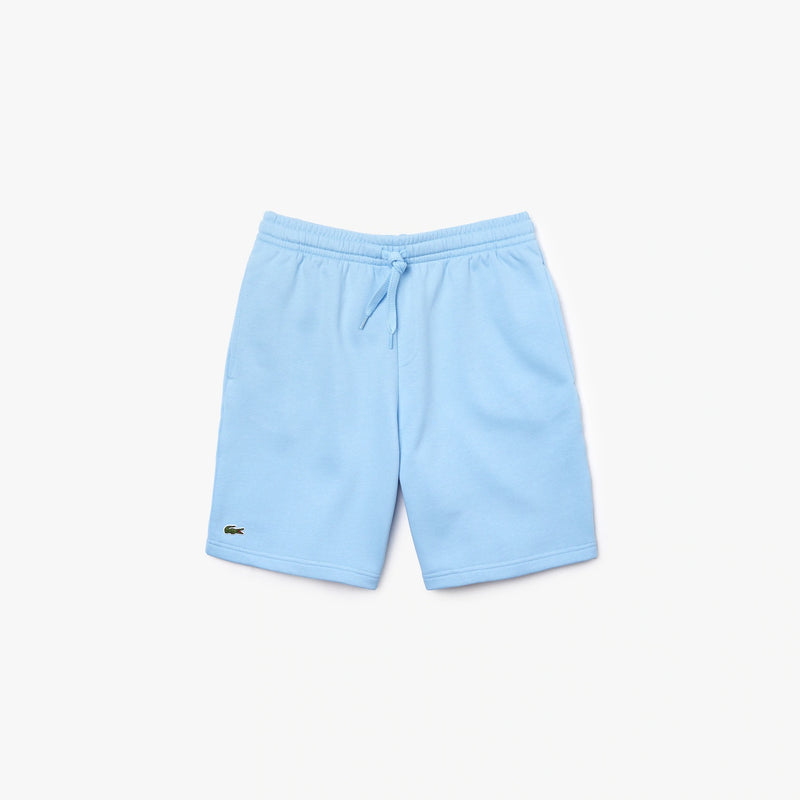 Lacoste Fleece Shorts In Baby Blue