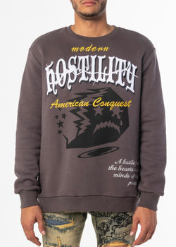 SugarHill “Hostile” Warm Grey Sweater