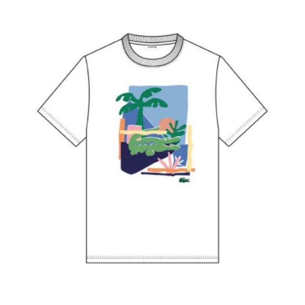 Men’s Lacoste Palm Beach Tee In White