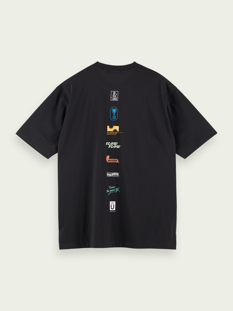 Scotch&Soda Logo Graphic Tee (Black)
