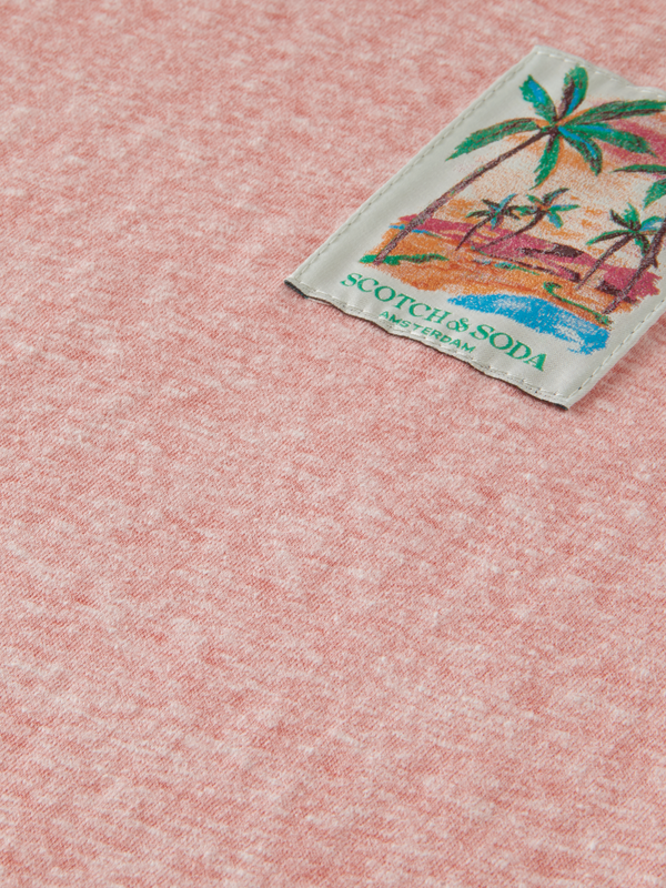 Scotch&Soda Melange Tee In Vulcano (166653)