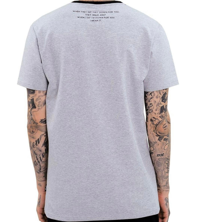 Hideout Broken Roses Tee (Gray)