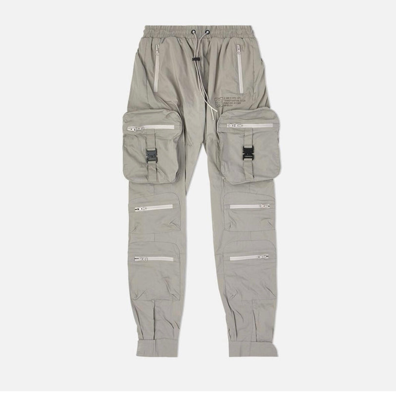 Eight & Nine Combat Nylon Sesame Grey Joggers