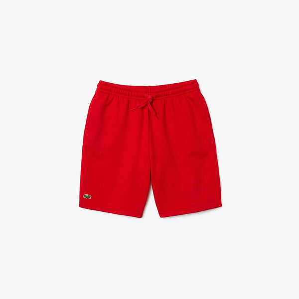 Lacoste Fleece Shorts In Red