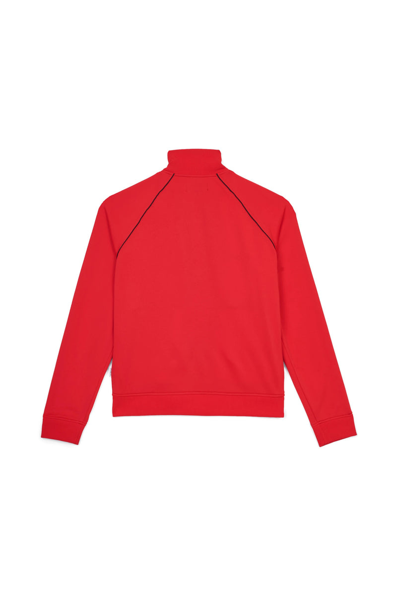 Purple Brand Red Raglan Patch Track Jacket