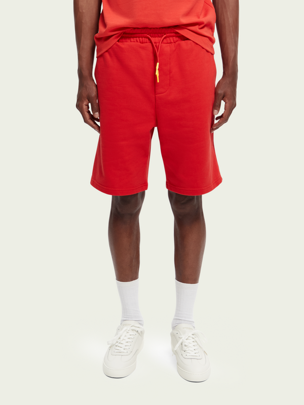 Scotch&Soda Cotton Sweat Short In Red (165951)