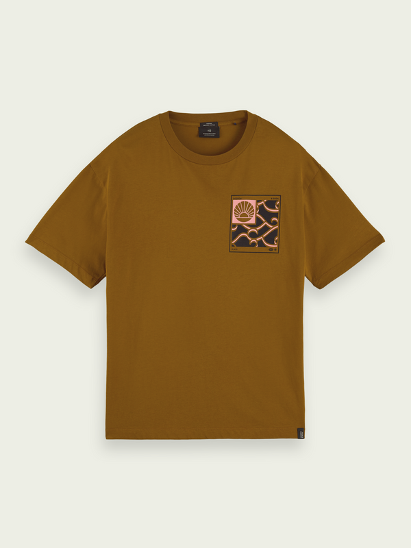 Scotch&Soda Nutmeg Graphic Cotton Tee