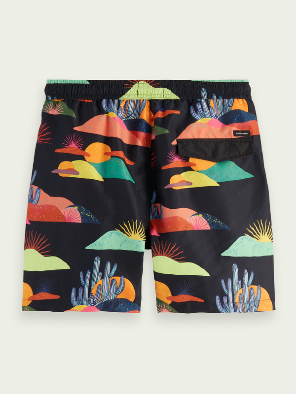Scotch&Soda Abel Macias Printed Swim Shorts (166786)