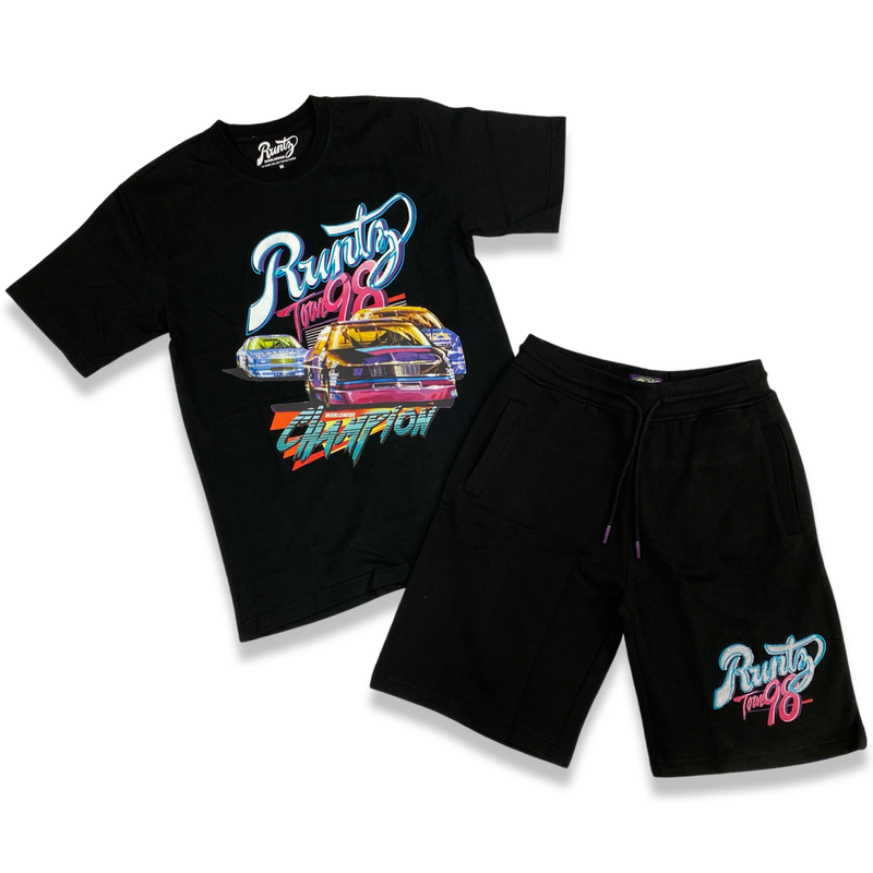 Runtz 98 Champ Short Set (Black)