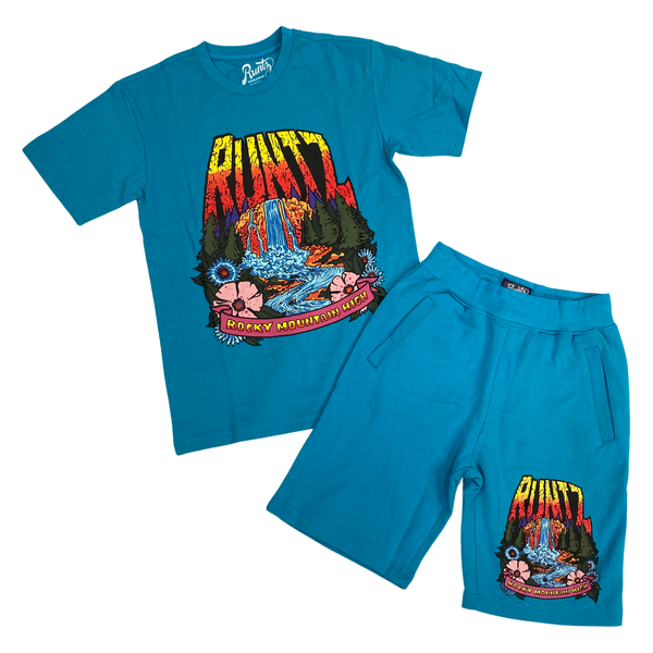 Runtz Mountain High Short Set (Teal)