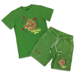 Strivers Row False Peak Green Short Set